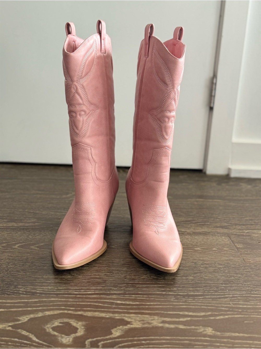 Billini Danilo Western Cowboy Boots – Dusty Rose Pink – Size 9